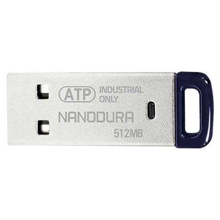 ATP Pendrive 512 MB USB 2.0, Para Aplicaciones Industriales SLC