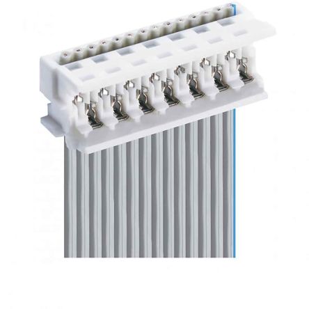Lumberg Conector IDC Serie Micromodul De 6 Vías, Paso 1.27mm, 2 Filas, Montaje De Cable
