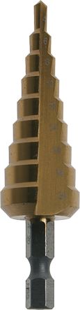 Makita 宝塔钻头, 高速钢钻头, 9阶梯, 最大32mm头部尺寸