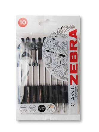 Zebra Tintenstift Typ Kugelschreiber Schwarz 1 Mm Mittel