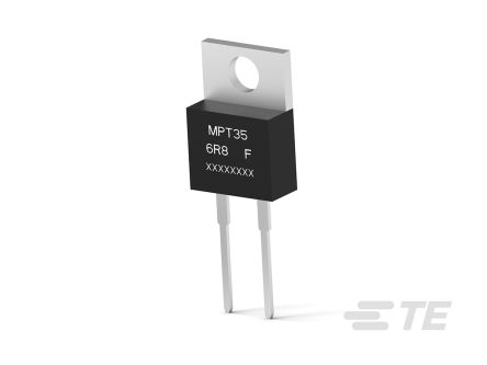 TE Connectivity Resistencia Fijada En Orificio Pasante Radial 1%, 35W, Serie MPT