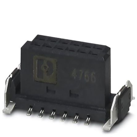 Phoenix Contact Conector Hembra Para PCB Serie FP 1.27/ 32-FV, De 32 Vías En 2 Filas, Paso 1.27mm, 500 V, 1.4A, Montaje