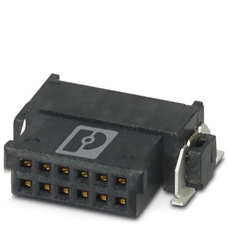 Phoenix Contact Conector Hembra Para PCB Serie FP 1.27/ 80-FH, De 80 Vías En 2 Filas, Paso 1.27mm, 500 V, 1.4A, Montaje