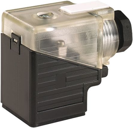 Murrelektronik Limited Conector De Válvula DIN 43650 A, Hembra, 3P+E, 230 V CA/cc, Montaje En Cable