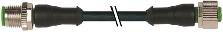 Murrelektronik Limited Straight Female 5 Way M12 To Straight Male 5 Way M12 Sensor Actuator Cable, 1.5m