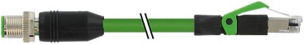 Murrelektronik Limited Cable Ethernet Cat5 De Color Verde, Long. 15m, Funda De Poliuretano (PUR), Pirorretardante