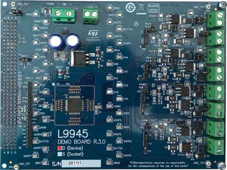STMicroelectronics Evaluation Board For L9945 For L9945 Engine Management System