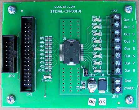 STMicroelectronics VN808CM-E Entwicklungsbausatz Spannungsregler, Demonstration Board