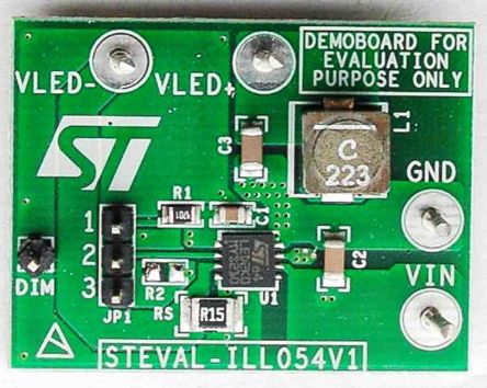 STMicroelectronics LED-Treiber LED-Treiberevaluierungskit Evaluierungsplatine Zum Einsatz Mit Dimmer-LED-Treiber, STEVAL