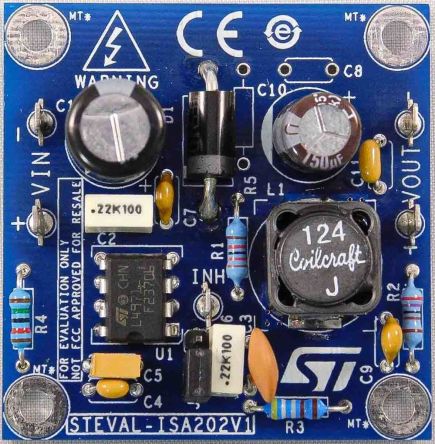 STMicroelectronics L4971 Entwicklungsbausatz Spannungsregler, Evaluation Board Abwärtsschaltregler