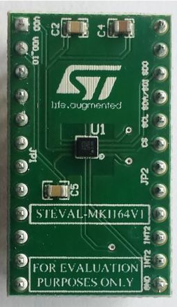 STMicroelectronics LIS2HH12 Adapter Board For A Standard DIL24 Socket Entwicklungskit Für Standard-DIL24-Buchse