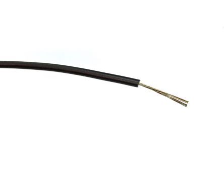 RS PRO Cable De Conexión, área Transversal 0,2 Mm² Núcleo Simple Filamentos Del Núcleo 7 / 0,2 Mm Negro, 1 KV Ac, Long.