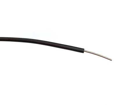 RS PRO Hook Up Wire BS4808, 0,26 Mm², Noir, 23 AWG, 100m, 1 KV C.a.