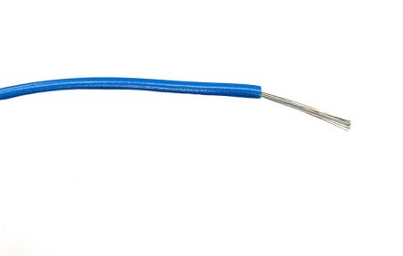 RS PRO Einzeladerleitung 0,75 Mm², 18 AWG 100m Blau PVC Isoliert Ø 2.20 - 2.45mm 24 / 0,2 Mm Litzen