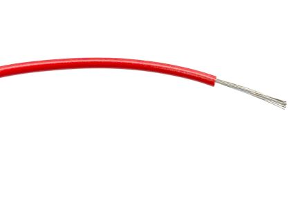 RS PRO Einzeladerleitung 0,75 Mm², 18 AWG 100m Rot PVC Isoliert Ø 2.20 - 2.45mm 24 / 0,2 Mm Litzen