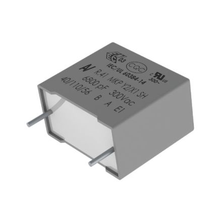 KEMET Condensador De Película AEC-Q200, 10nF, ±10%, 1.5 KV Dc, 300 V Ac, Montaje En Orificio Pasante
