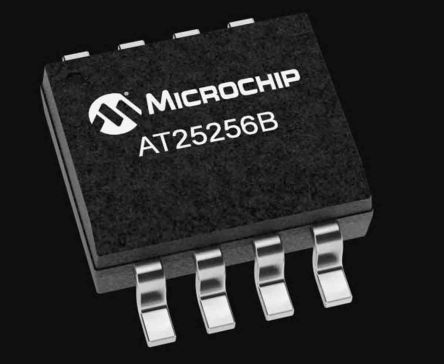 Microchip 256kbit EEPROM-Speicherbaustein, Seriell-SPI Interface, SOIC-8, 80ns SMD 32K X 8 Bit, 32k X 8-Pin 8bit
