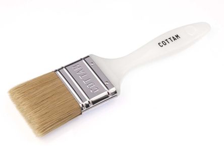 Cottam Thin 9.5mm Fibre Paint Brush with Round Bristles