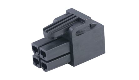 Molex, 172708 Receptacle PCB Connector Housing, 4.2mm Pitch, 4 Way, 2 Row