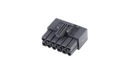 Molex, 172708 Receptacle PCB Connector Housing, 4.2mm Pitch, 12 Way, 2 Row