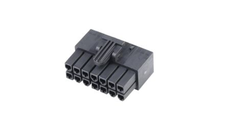 Molex, 172708 Receptacle PCB Connector Housing, 4.2mm Pitch, 14 Way, 2 Row