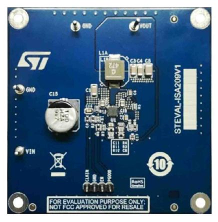STMicroelectronics Placa De Evaluación Regulador De Bajada 3 A Synchronous Step-down Switching Regulator Evaluation