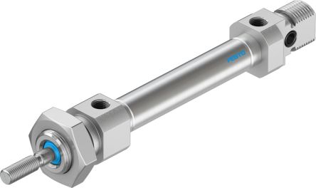 Festo DSNU 19178, M5 Pneumatikzylinder Doppeltwirkend, Bohrung Ø 8mm / Hub 25mm, Bis 10 Bar