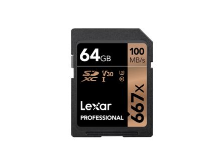 Lexar Tarjeta SD SD Sí 64 GB MLC Professional -30 → +50°C 667x