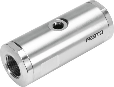 Festo VZQA Series Threaded Pinch Valve, NPT 1/4 Inlet Port, 6mm Tube Inlet Port x NPT 1/4 Outlet Port, 2931685