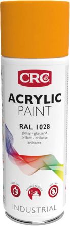 CRC Peinture Aérosol, Jaune Brillant, 400ml