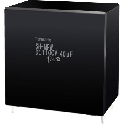 Panasonic Condensador De Película, 20μF, ±10%, 1.1kV Dc, Montaje En Orificio Pasante
