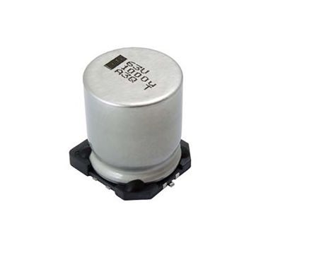 Vishay, SMD Aluminium-Elektrolyt Kondensator 5.6μF / 400V Dc, Ø 12.5mm X 12.5mm, Bis 125°C