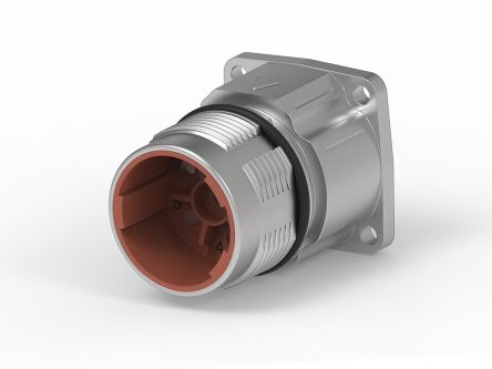 TE Connectivity Conector Circular Hembra Serie Speedtec 923 De 6 Vías, Montaje De Reborde, IP67