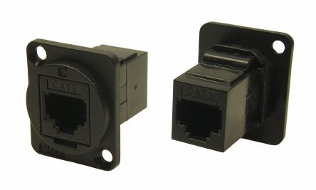 RS PRO Ethernet-Verbinder, RJ12, Cat.3, 6 -Port, Typ Durchführungs-Steckverbinder