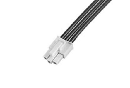 Molex 1 Way Male Mini-Fit Jr. To 1 Way Male Mini-Fit Jr. Wire To Board Cable, 300mm