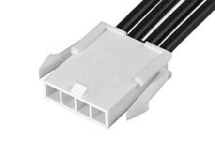 Molex 1 Way Male Mini-Fit Jr. To 1 Way Male Mini-Fit Jr. Wire To Board Cable, 150mm