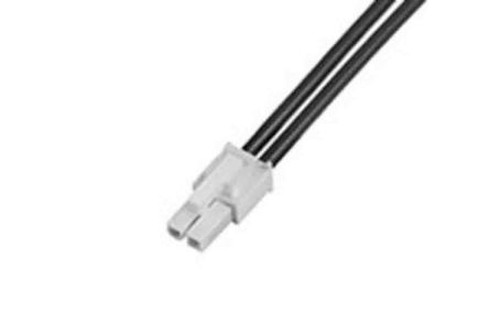 Molex Conjunto De Cables Mini-Fit Jr. 215323, Long. 600mm, Con A: Macho, 1 Vía, Con B: Macho, 1 Vía, Paso 4.2mm