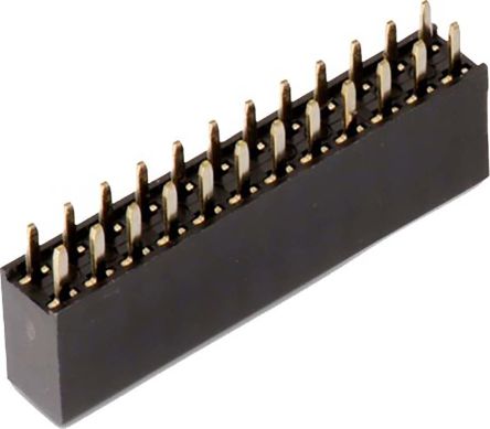 Wurth Elektronik Connecteur Femelle Pour CI, 4 Contacts, 2 Rangées, 2.54mm, Traversant, Droit