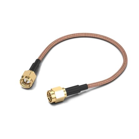 Wurth Elektronik Cable Coaxial RG174/U, 50 Ω, Con. A: SMA, Macho, Con. B: SMA, Macho, Long. 2m