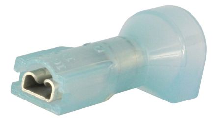 RS PRO Blue Insulated Female Spade Connector, Receptacle, 0.5 X 2.8mm Tab Size