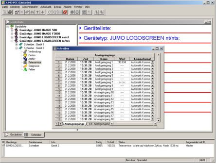 Jumo 431879 Software For Use With Chart Recorders