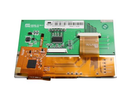 Ampire Módulo LCD TFT Táctil De 5plg, 800 X 480pixels, SVGA, Interfaz USB
