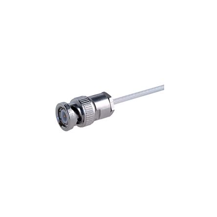 Huber+Suhner 11_BNC-50-3-5/133_NE Series, Plug Cable Mount BNC Connector, 50Ω, Clamp Termination, Straight Body