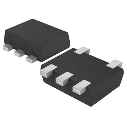 DiodesZetex DMC2710 DMC2710UV-7 N/P-Kanal-Kanal Dual, SMD MOSFET 20 V / 1,1 A, 800 MA, 6-Pin SOT-563