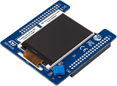 STMicroelectronics X-NUCLEO-GFX01M1, SPI Display Expansion Board For STM32 Nucleo Boards 2.2in LCD Display Expansion