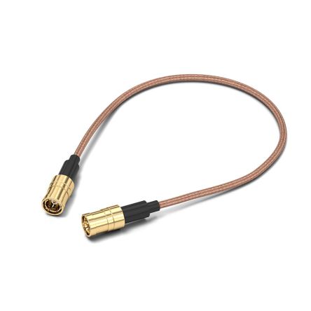 Wurth Elektronik Cable Coaxial RG178/U, 50 Ω, Con. A: PYMES, Macho, Con. B: PYMES, Macho, Long. 152.4mm