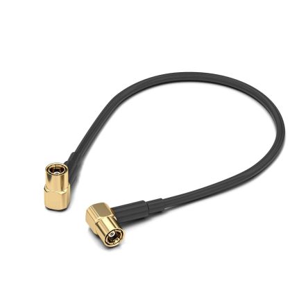 Wurth Elektronik Cable Coaxial RG174/U, 50 Ω, Con. A: PYMES, Macho, Con. B: PYMES, Macho, Long. 152.4mm
