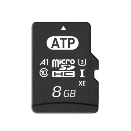 ATP Micro SDHC Micro SD Karte 8 GB Class 10, U3, UHS-I Industrieausführung