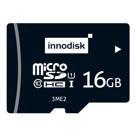 InnoDisk Micro SDHC Micro SD Karte 16 GB Class 10, U1, UHS-I Industrieausführung, MLC