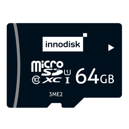 InnoDisk MicroSDXC Micro SD Karte 64 GB Class 10, U1, UHS-I Industrieausführung, MLC